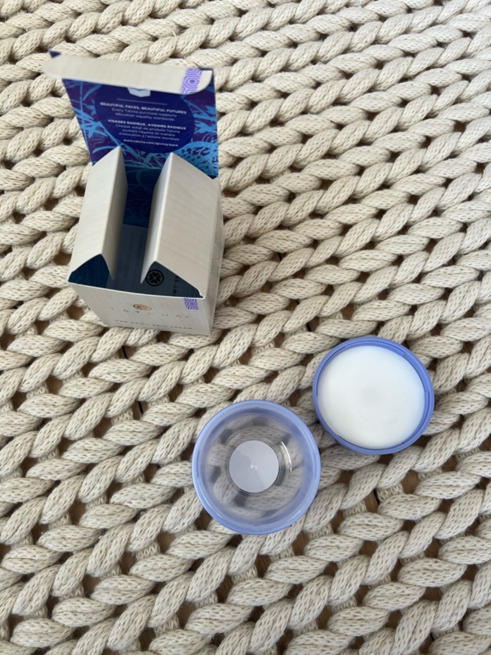Tatcha The Dewy Skin Cream - empty refill Jar
